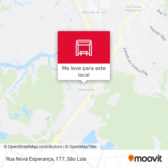 Rua Nova Esperança, 177 mapa