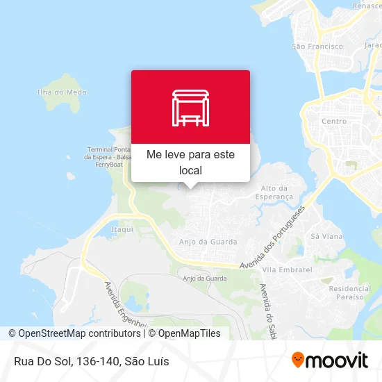 Rua Do Sol, 136-140 mapa