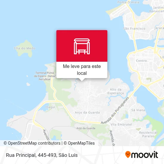 Rua Principal, 445-493 mapa