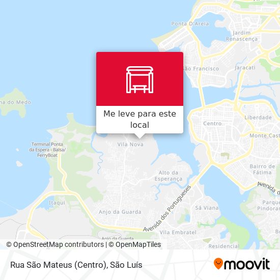 Rua São Mateus (Centro) mapa