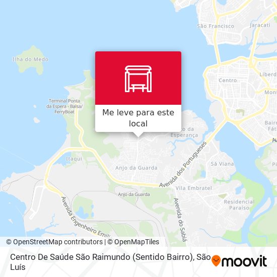 Centro De Saúde São Raimundo (Sentido Bairro) mapa