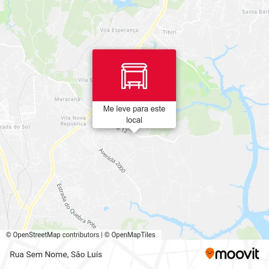 Rua Sem Nome mapa