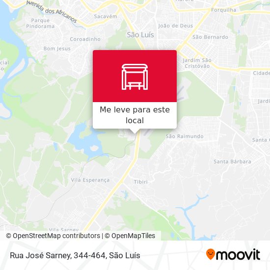 Rua José Sarney, 344-464 mapa