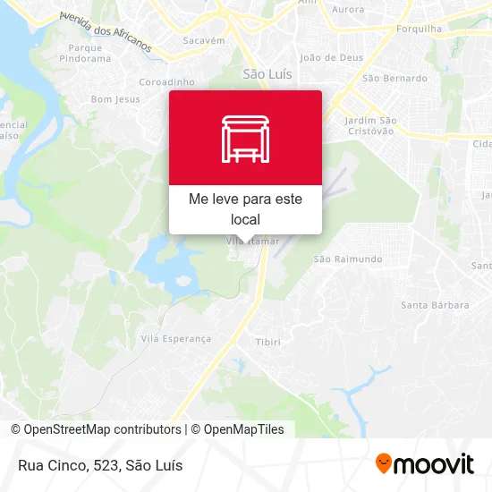 Rua Cinco, 523 mapa
