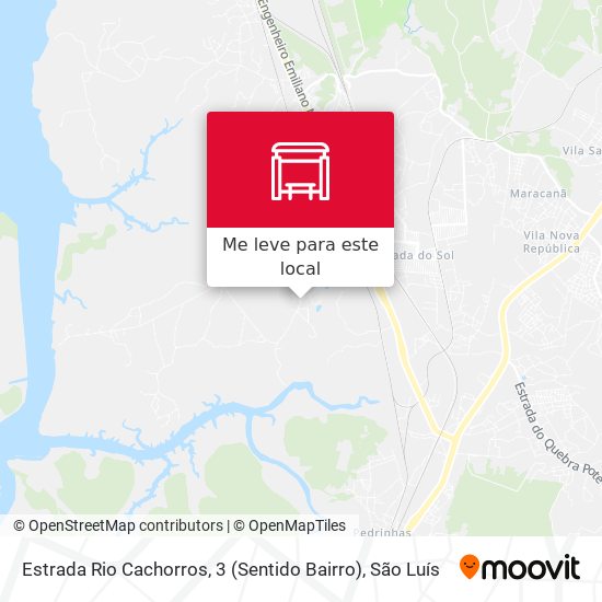 Estrada Rio Cachorros, 3 (Sentido Bairro) mapa