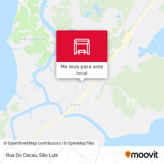 Rua Do Cacau mapa