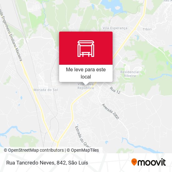 Rua Tancredo Neves, 842 mapa