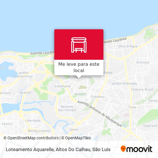 Loteamento Aquarelle, Altos Do Calhau mapa