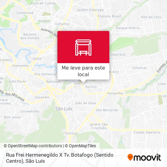 Rua Frei Hermenegildo X Tv. Botafogo (Sentido Centro) mapa