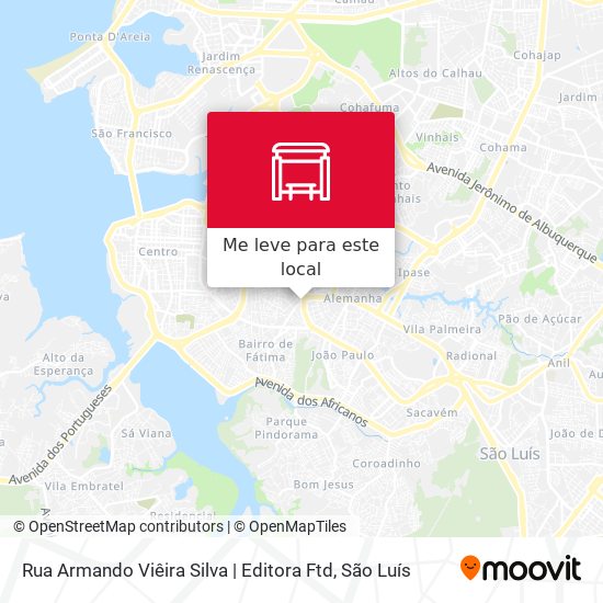 Rua Armando Viêira Silva | Editora Ftd mapa