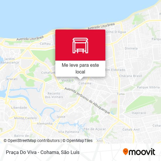 Praça Do Viva - Cohama mapa