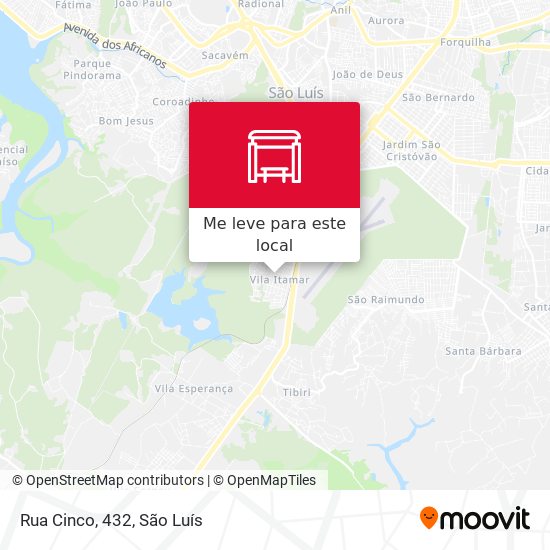 Rua Cinco, 432 mapa