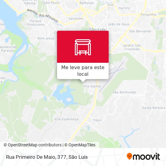 Rua Primeiro De Maio, 377 mapa