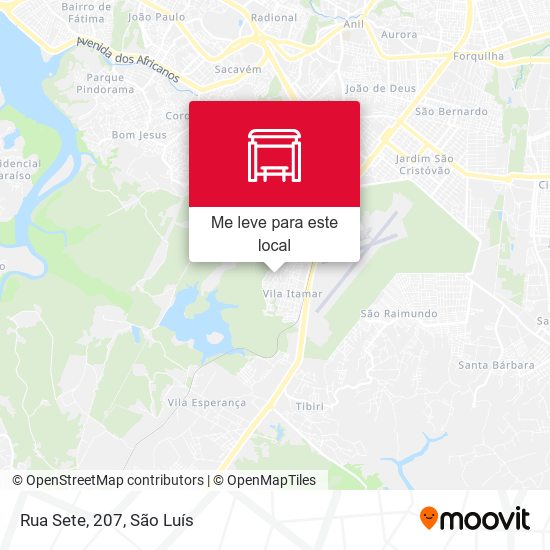 Rua Sete, 207 mapa