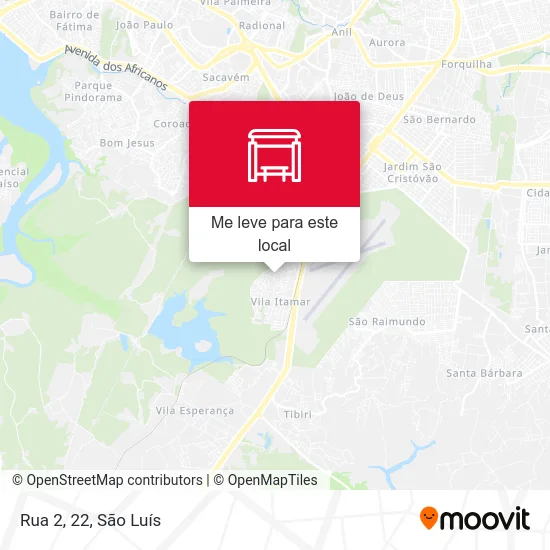Rua 2, 22 mapa