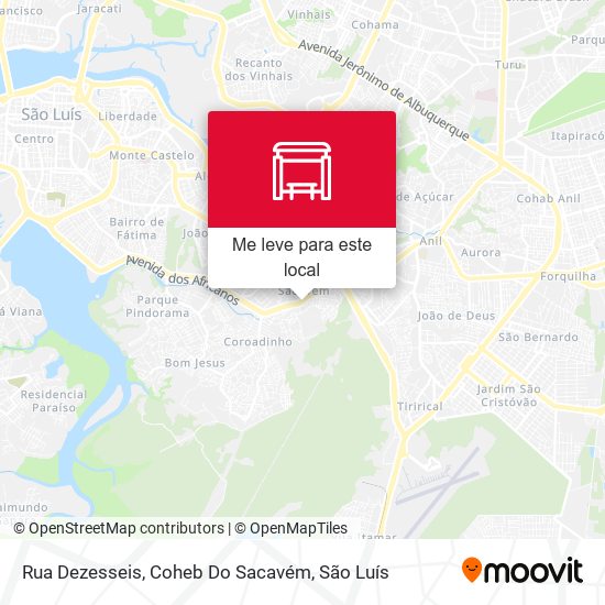 Rua Dezesseis, Coheb Do Sacavém mapa
