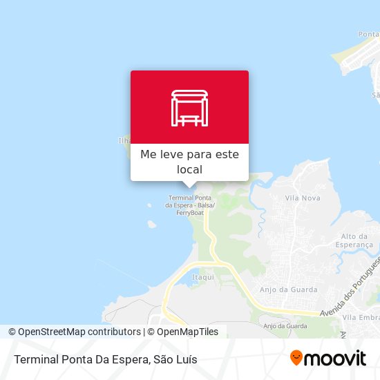 Terminal Ponta Da Espera mapa