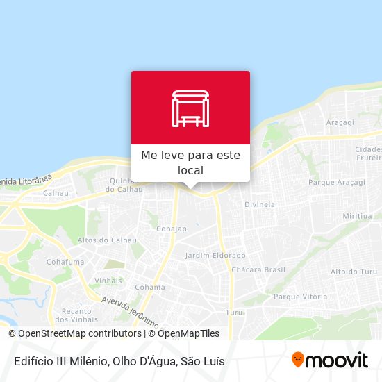 Edifício III Milênio, Olho D'Água mapa