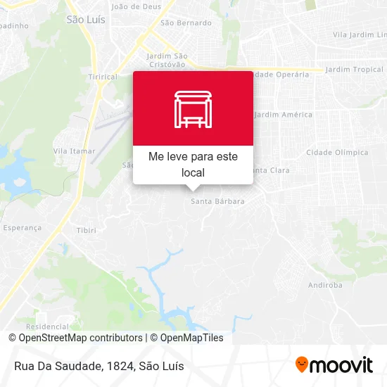 Rua Da Saudade, 1824 mapa
