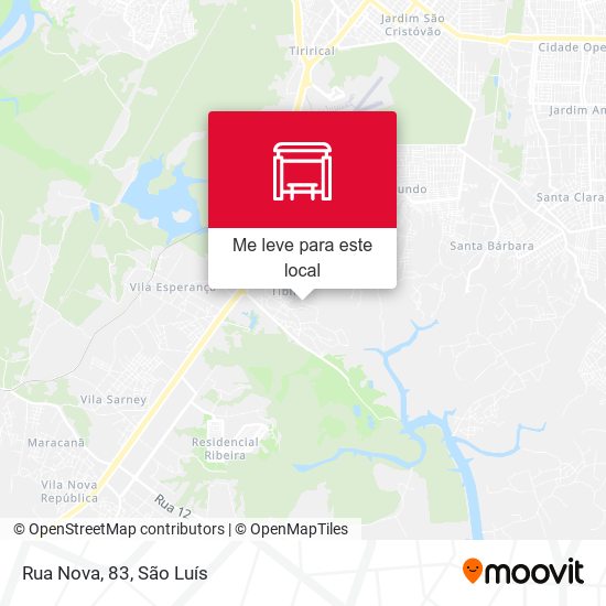 Rua Nova, 83 mapa
