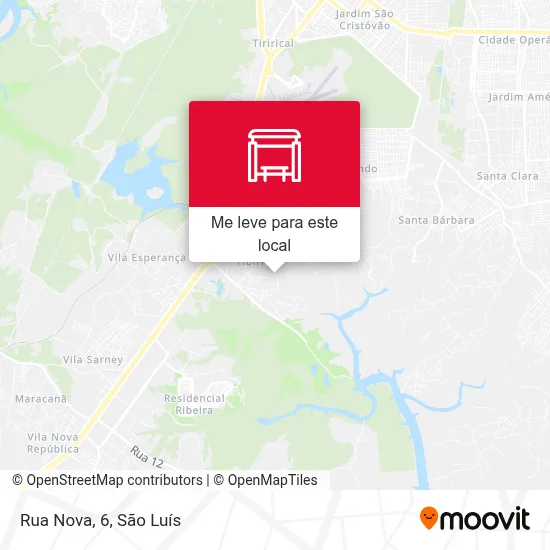 Rua Nova, 6 mapa
