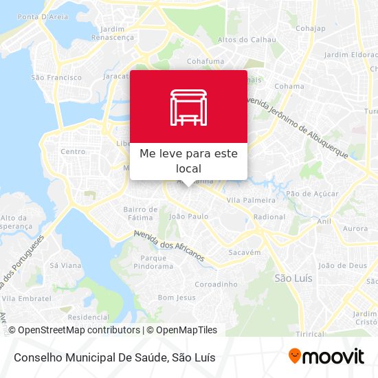 Conselho Municipal De Saúde mapa