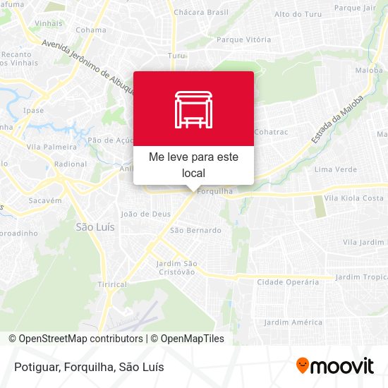 Potiguar, Forquilha mapa