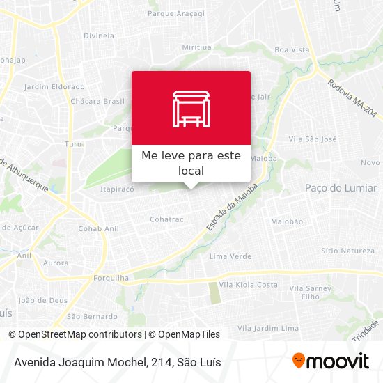 Avenida Joaquim Mochel, 214 mapa
