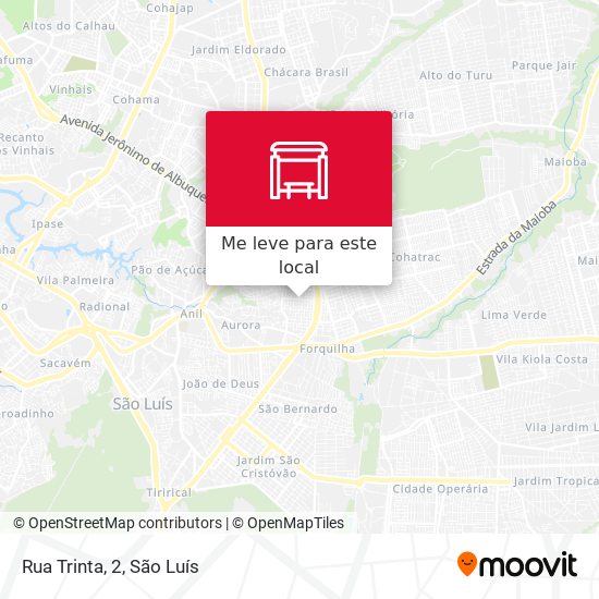 Rua Trinta, 2 mapa