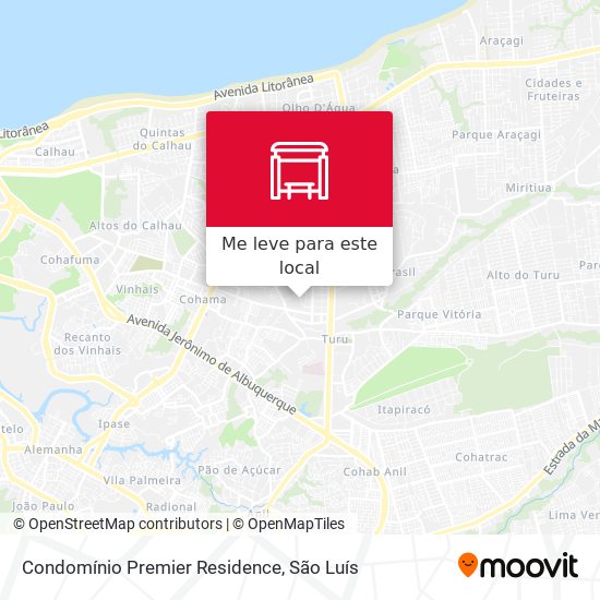 Condomínio Premier Residence mapa