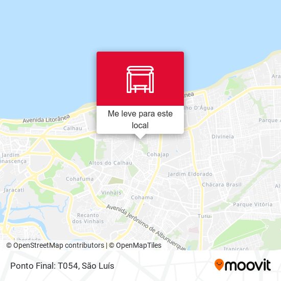Ponto Final: T054 mapa