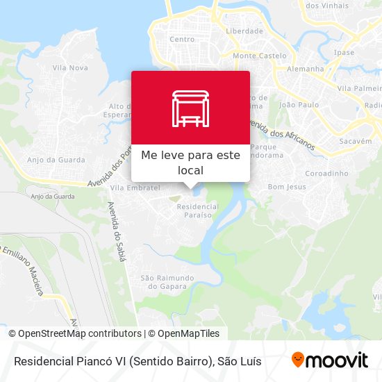 Residencial Piancó VI (Sentido Bairro) mapa