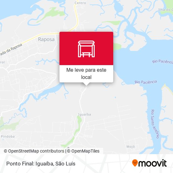Ponto Final: Iguaíba mapa