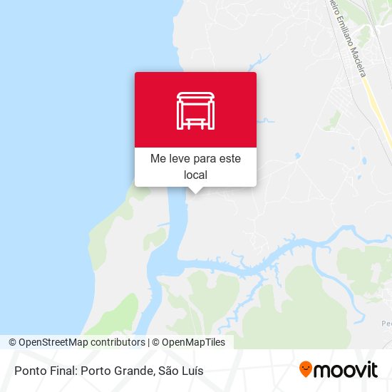 Ponto Final: Porto Grande mapa