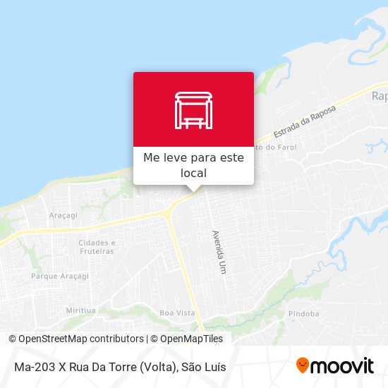 Ma-203 X Rua Da Torre (Volta) mapa