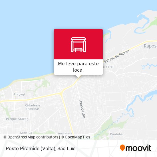 Posto Pirâmide (Volta) mapa