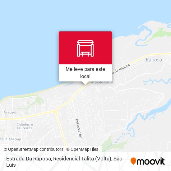 Estrada Da Raposa, Residencial Talita (Volta) mapa