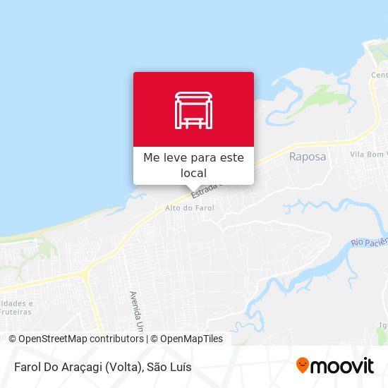 Farol Do Araçagi (Volta) mapa