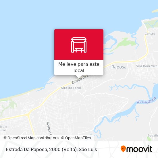 Estrada Da Raposa, 2000 (Volta) mapa