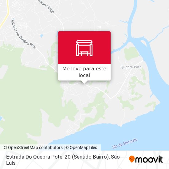 Estrada Do Quebra Pote, 20 (Sentido Bairro) mapa