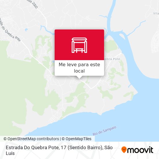 Estrada Do Quebra Pote, 17 (Sentido Bairro) mapa