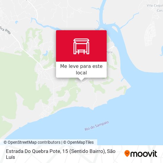 Estrada Do Quebra Pote, 15 (Sentido Bairro) mapa