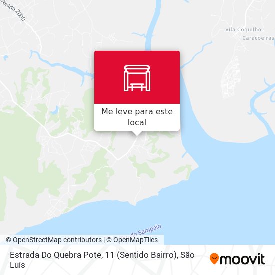Estrada Do Quebra Pote, 11 (Sentido Bairro) mapa