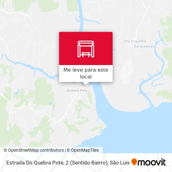 Estrada Do Quebra Pote, 2 (Sentido Bairro) mapa