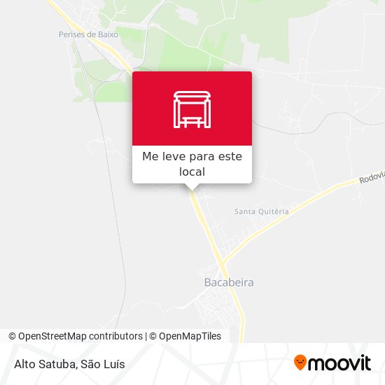 Alto Satuba mapa