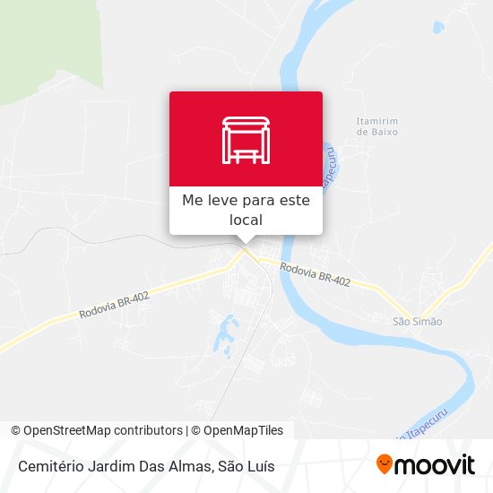 Cemitério Jardim Das Almas mapa