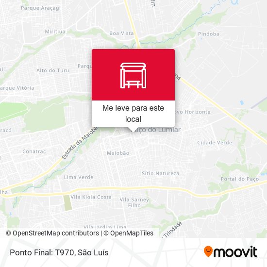 Ponto Final: T970 mapa