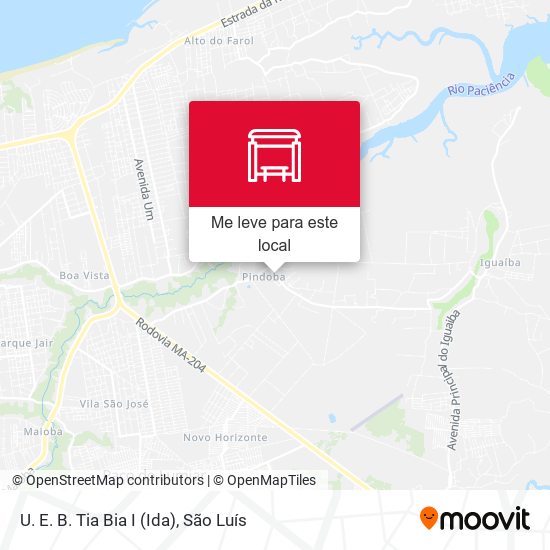 U. E. B. Tia Bia I (Ida) mapa