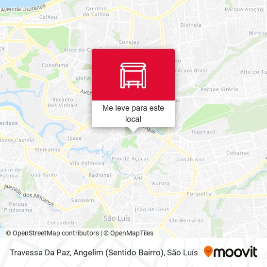 Travessa Da Paz, Angelim (Sentido Bairro) mapa