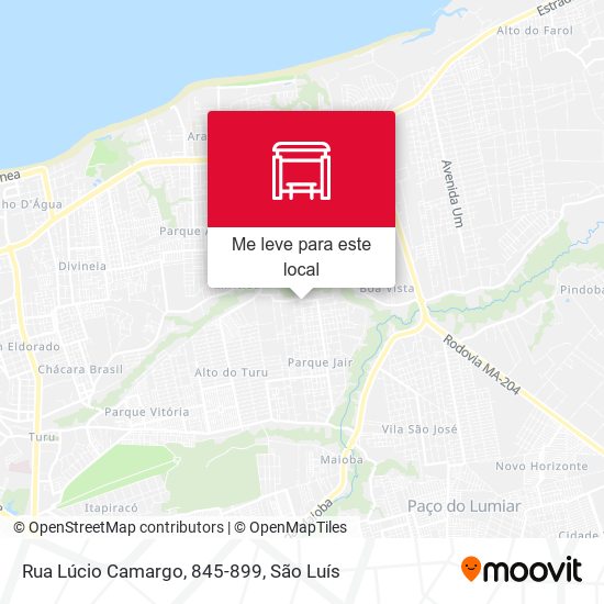 Rua Lúcio Camargo, 845-899 mapa